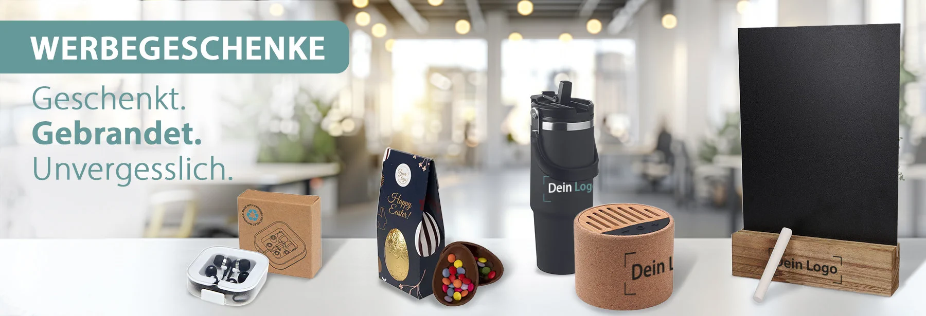 Werbegeschenke: Geschenkt. Gebrandet. Unvergesslich.