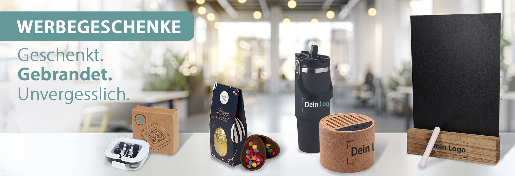 Werbegeschenke: Geschenkt. Gebrandet. Unvergesslich.
