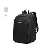 Reiserucksack mit komplett öffnendem Fach aus recyceltem 300D Polyester, 16" Lurica