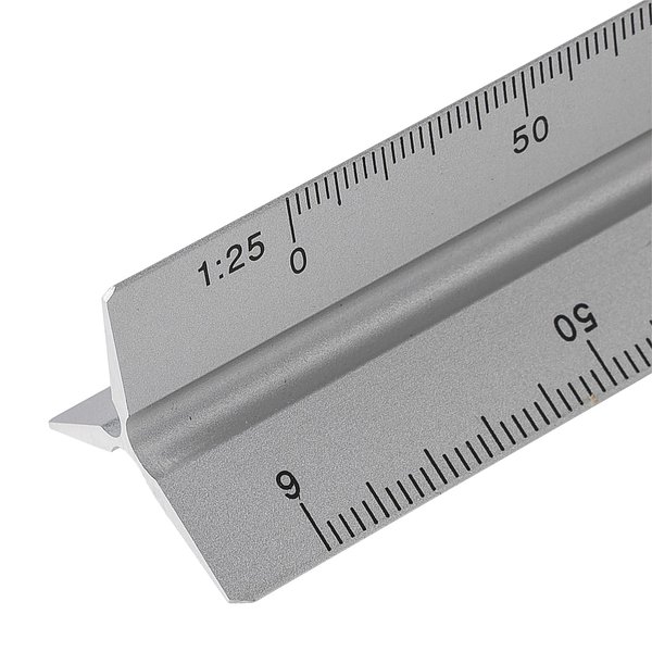 Aluminium-Dreiecklineal 30 cm Warjat
