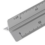 Aluminium-Dreiecklineal 30 cm Warjat