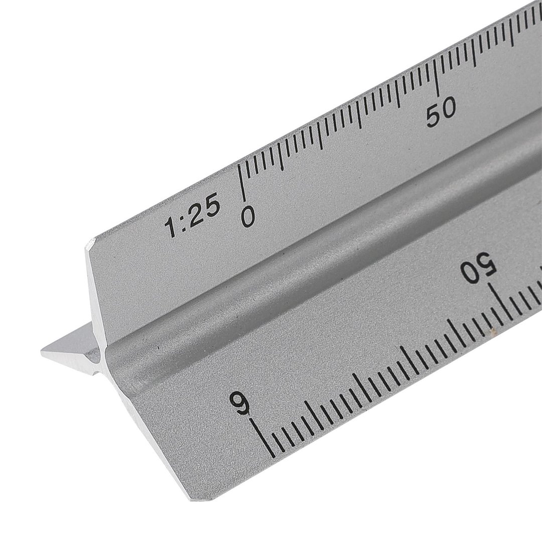 Aluminium-Dreiecklineal 30 cm Warjat