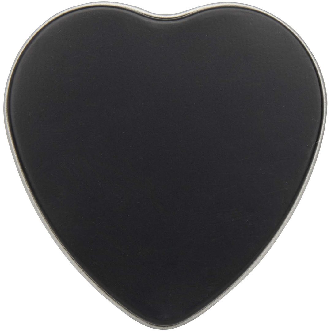 Herzförmige Zinnkerze mit Vanille Duft - Giun