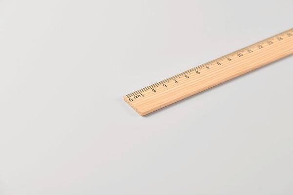 Holzlineal 30cm Natiaferg