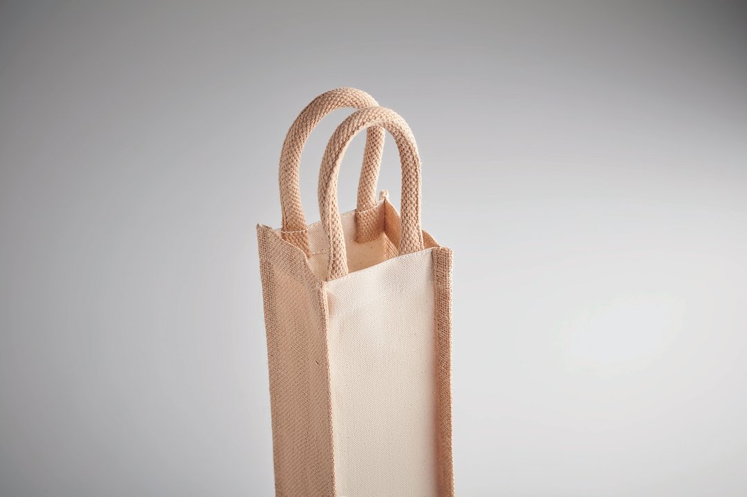 Flaschen-Geschenktasche Jute Rudin