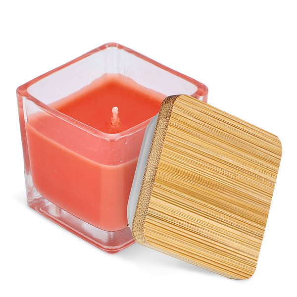 Chakra Kerze auf pflanzlicher Basis im Glasgefäß Utzi