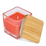 Chakra Kerze auf pflanzlicher Basis im Glasgefäß Utzi