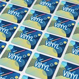 Vinyl Sticker Quadrat 15x15mm Itlinatrs