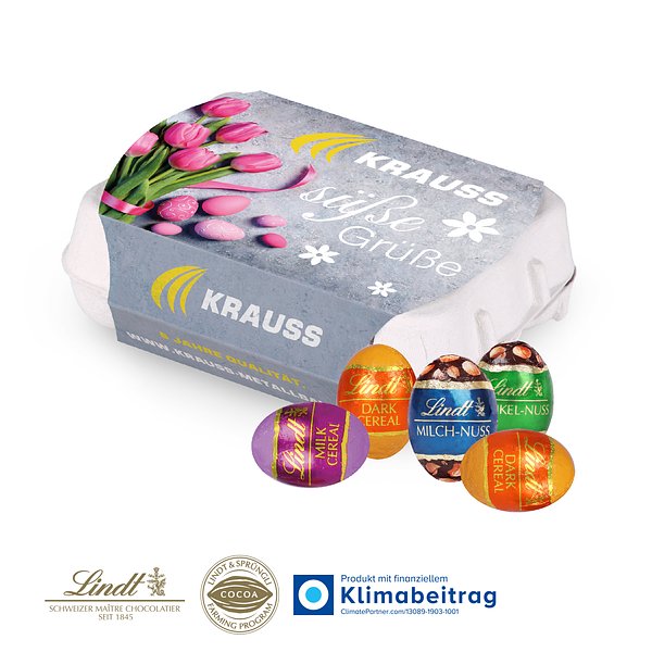 Schoko-Eier 12er-Set mit Lindt Cerealien-Eier