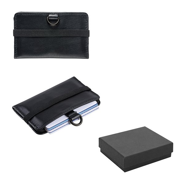 RFID-blockierende Geldbörse für 10 Kreditkarten Munign