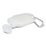 Sonnenschutzlotion mit Karabiner SPF30 aus recyceltem Material Hatrudi