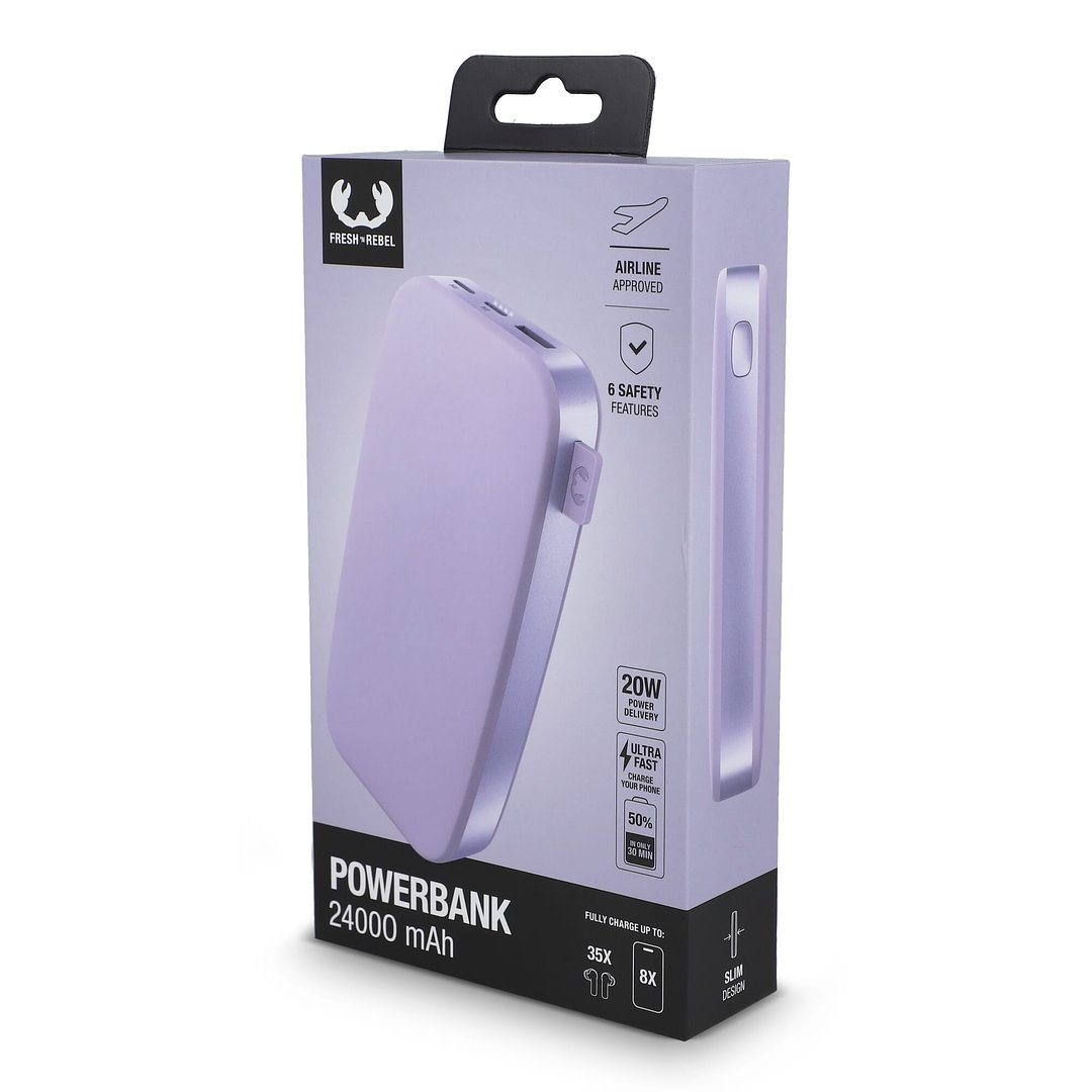 Fresh 'n Rebel Powerbank 24000 mAh PD USB-C - Ultra Forte Beatht