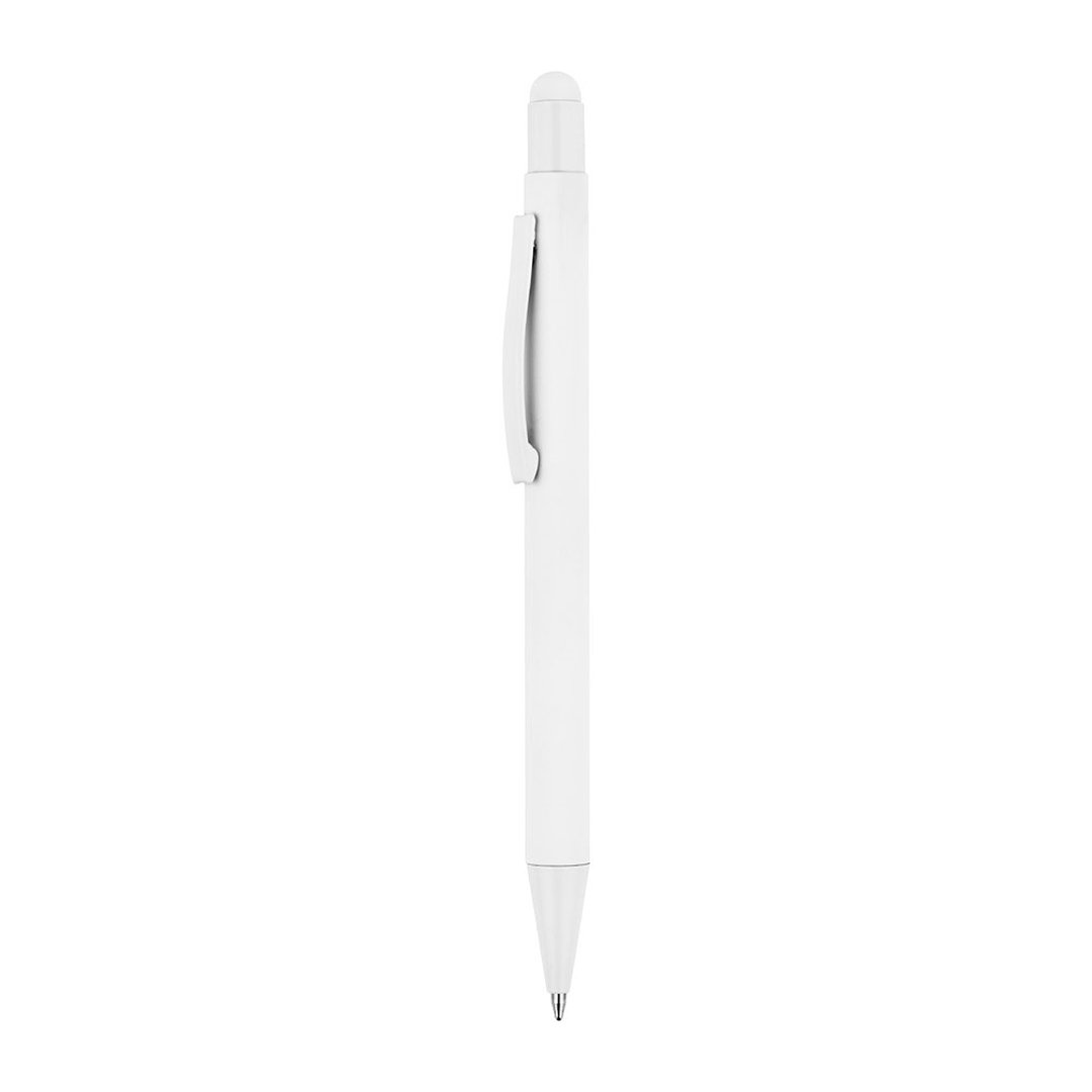 Kugelschreiber mit modernem Design aus recyceltem Aluminium (100% rAL) mit matter Oberfläche Nelver