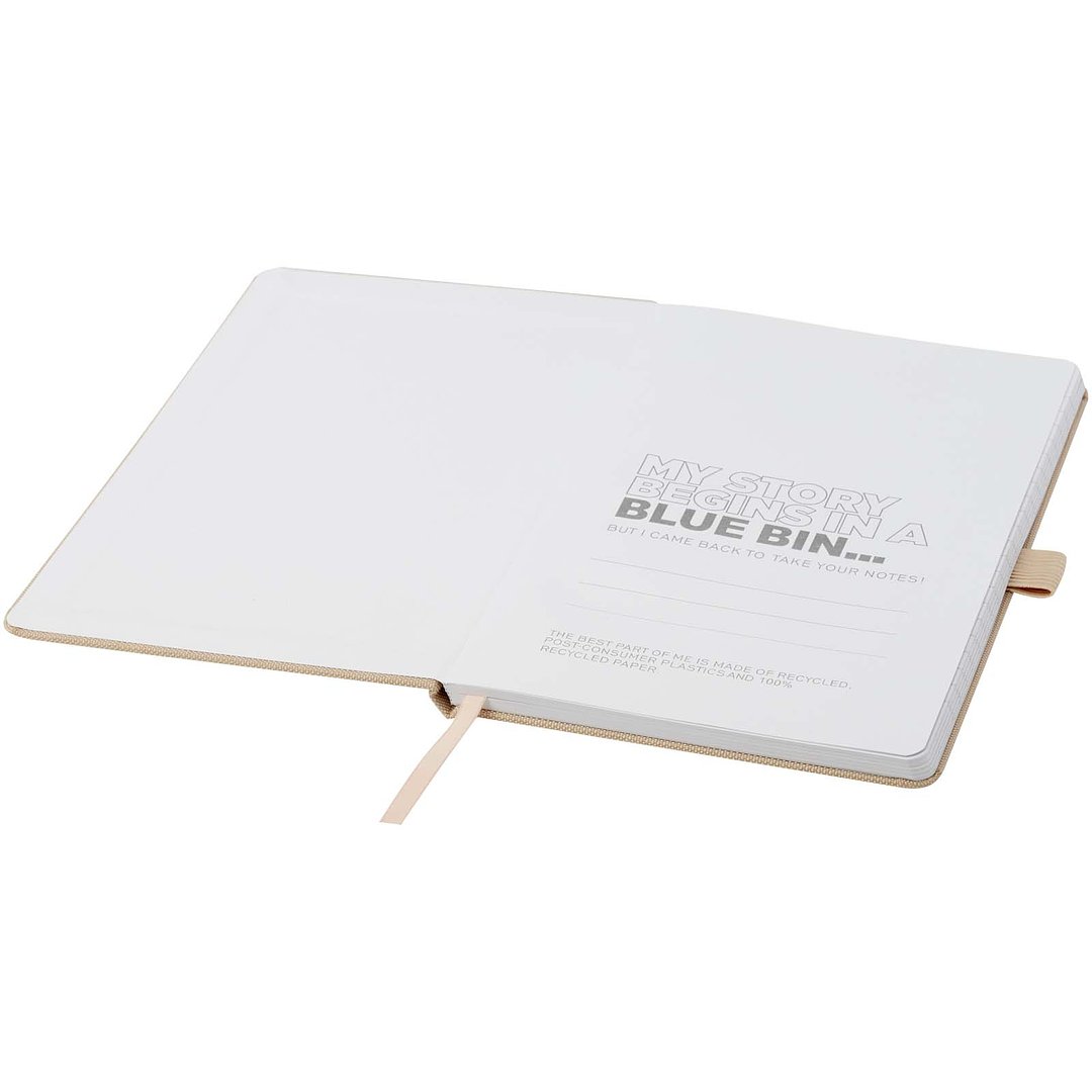 A5 Notizbuch aus recyceltem Papier mit Cover aus recyceltem PET - Razer