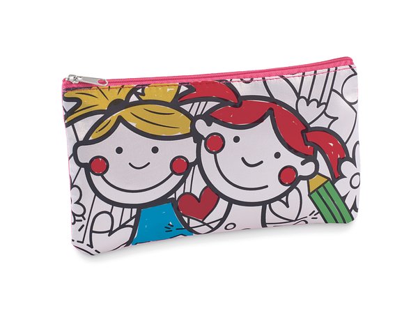 Schlampermäppchen mit Stiften Giafenian