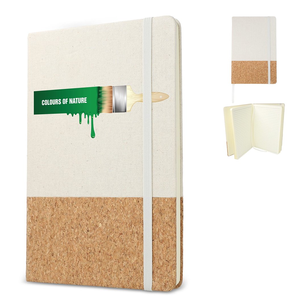 Notizbuch Baumwolle & Kork A5 Ninell