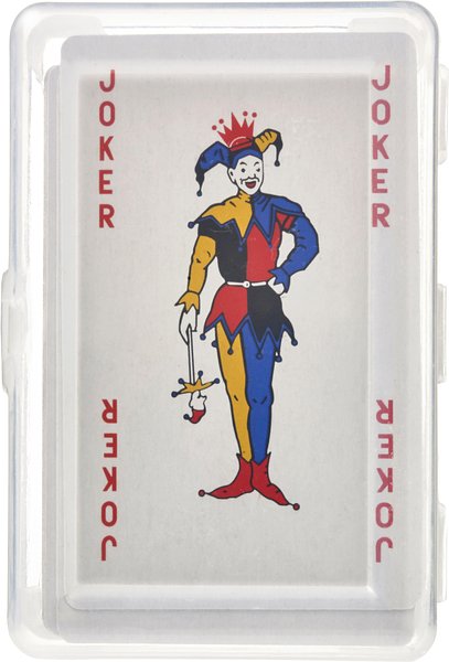 Kartenspiel in transparenter PET Box Onnelveza
