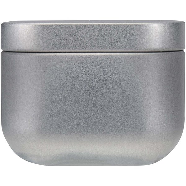 Quadratische Zinnkerze mit Vanille Duft - Uelitli