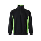 Zweifarbiges Frottee-Sweatshirt (260 g/m²), aus Polyester (65 %) und Baumwolle (35 %) Rudorscht