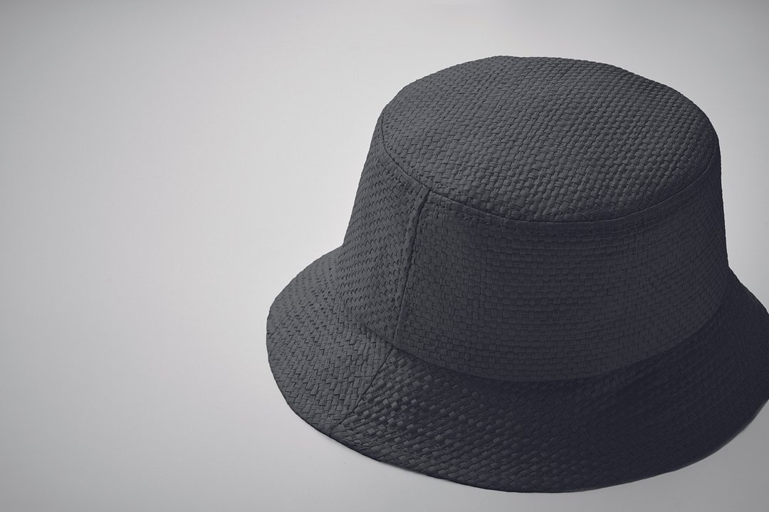 Bucket Hut Papierstroh Renan