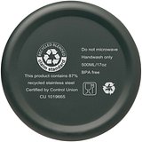 RCS-zertifizierte Kupfer-Vakuum Isolierflasche aus recyceltem Edelstahl, 500 ml - Truia