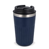 Recycelter Edelstahl-Thermobecher für Kaffee zum Mitnehmen, 400 ml Natianng