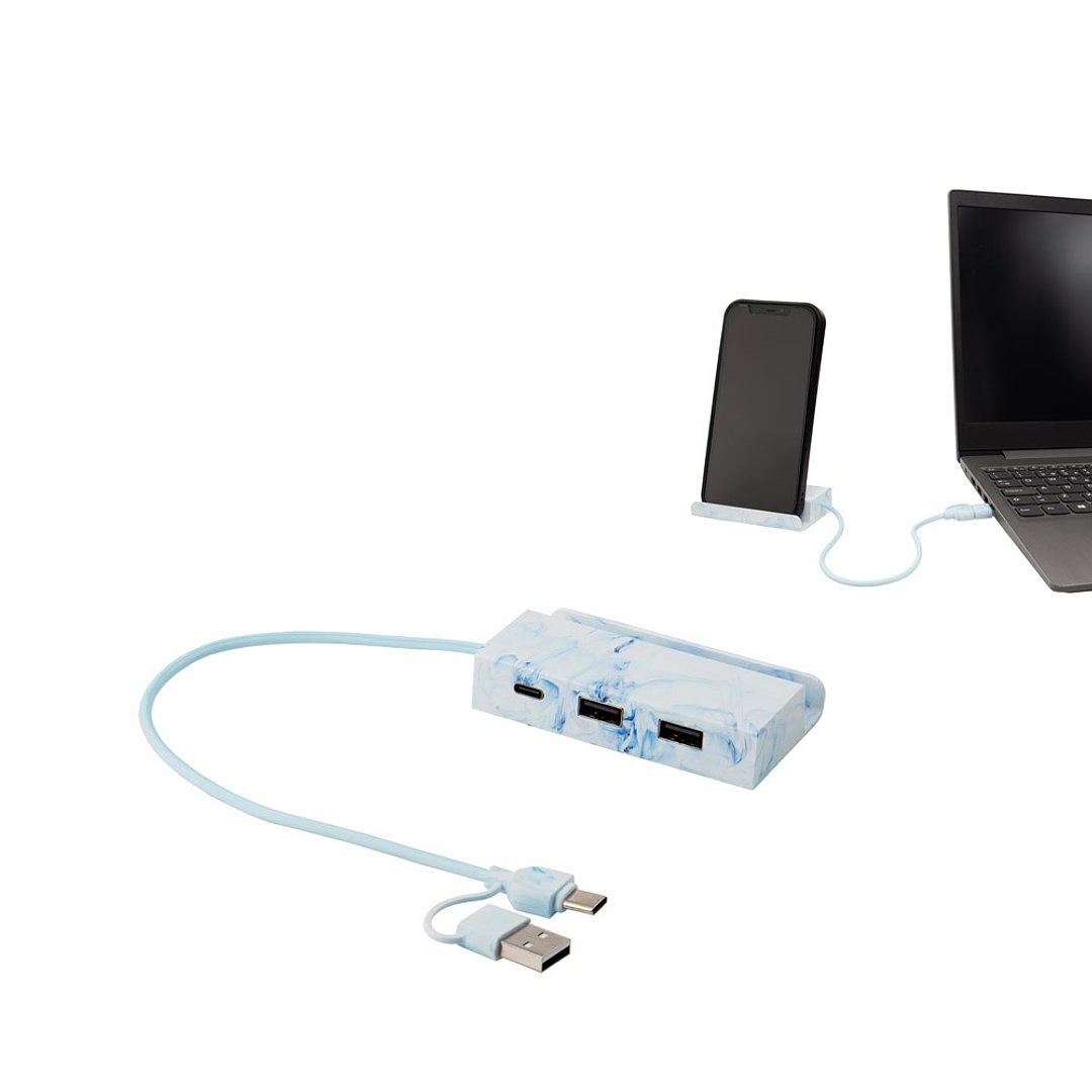 Hub aus recyceltem ABS mit den Haupt-Ein- und Ausgängen Jovigna