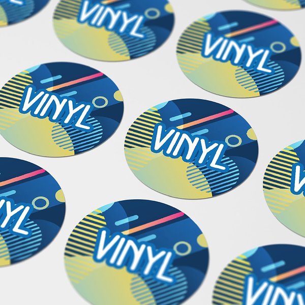 Vinyl Sticker Rund Ø 40 mm Regnanin