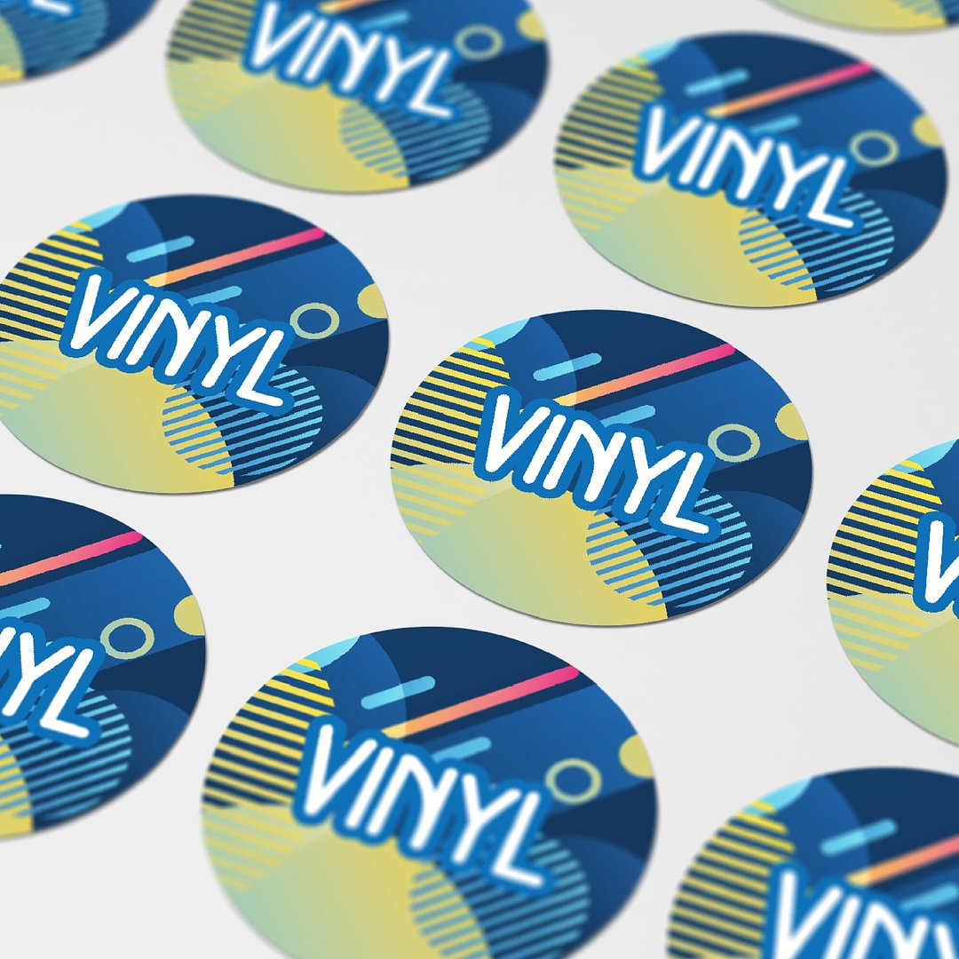 Vinyl Sticker Rund Ø 40 mm Regnanin