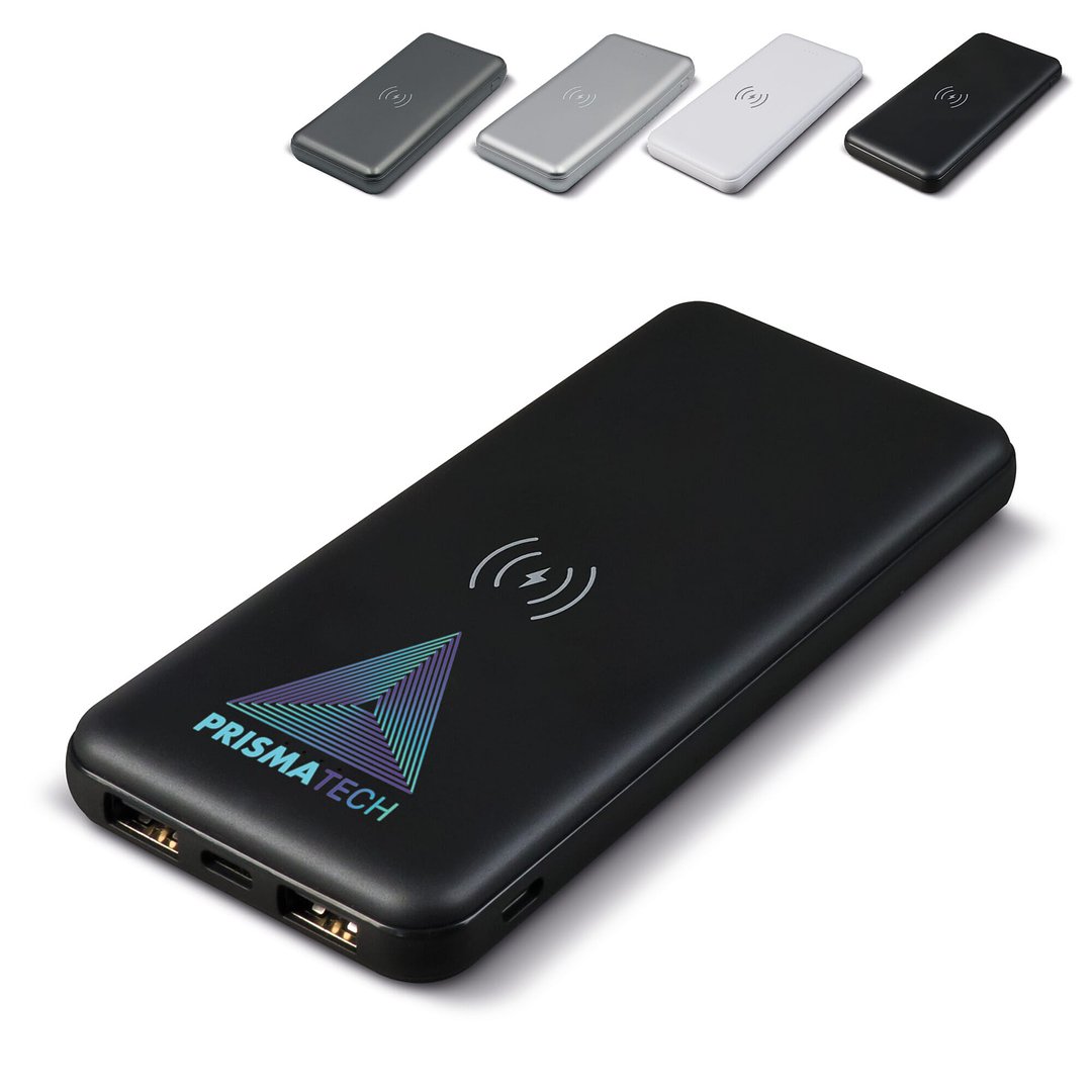 Powerbank „Elite“ inkl. Wireless-Charger, 5W, 8.000mAh Ruedivana