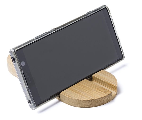 Handy- und Tablet-Halter aus Bambus Natria