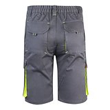 Zweifarbige Stretch-Bermudashorts mit mehreren Taschen (240 g/m²) aus Baumwolle (46 %), EME (38 %) und Polyester (16 %) Altie
