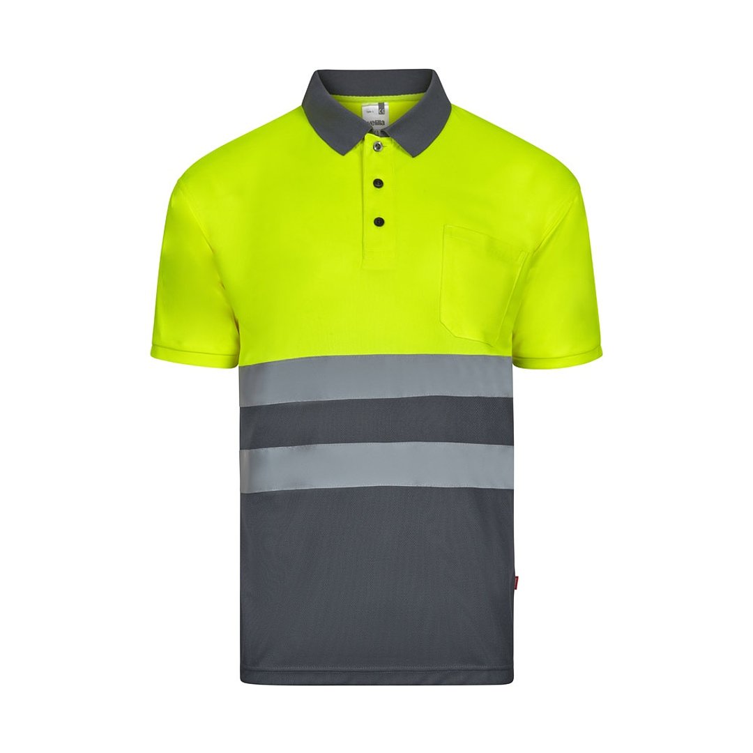 Poloshirt (140g/m²) im Bird-Eye-Design mit kurzen Ärmeln, aus Polyester (100%) Leengiama
