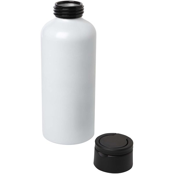 600 ml RCS-zertifizierte Wasserflasche aus recyceltem Aluminium mit RPET-Deckel - Ylana