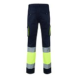 Zweifarbige Stretch-Hose mit mehreren Taschen (240 g/m²), aus Baumwolle (46 %), EME (38 %) und Polyester (16 %) Trineli