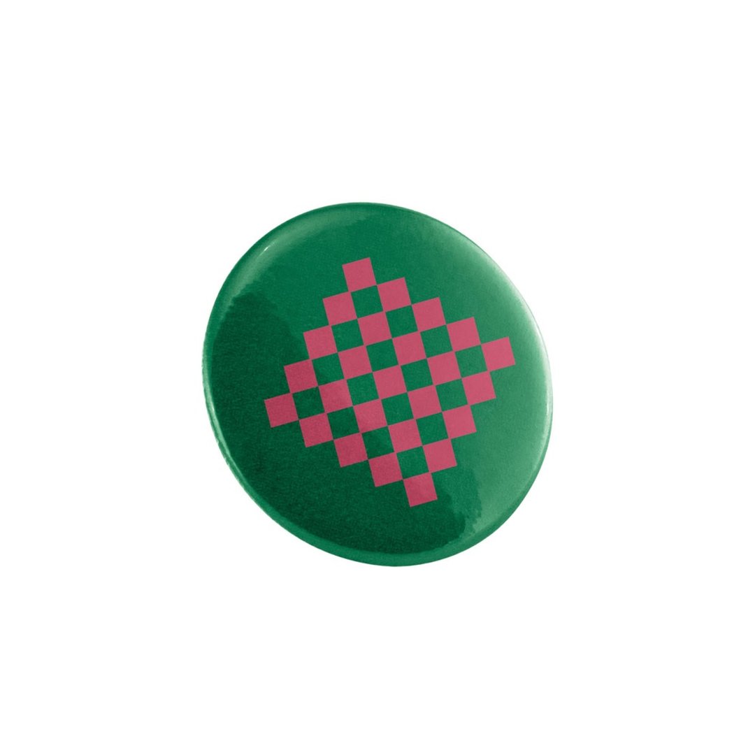 Runder Pin mit Magnet und Flaschenöffner Köbign