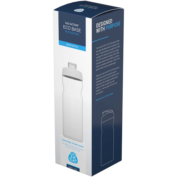 Eco Base 650 ml Sportflasche mit Klappdeckel - Emmari