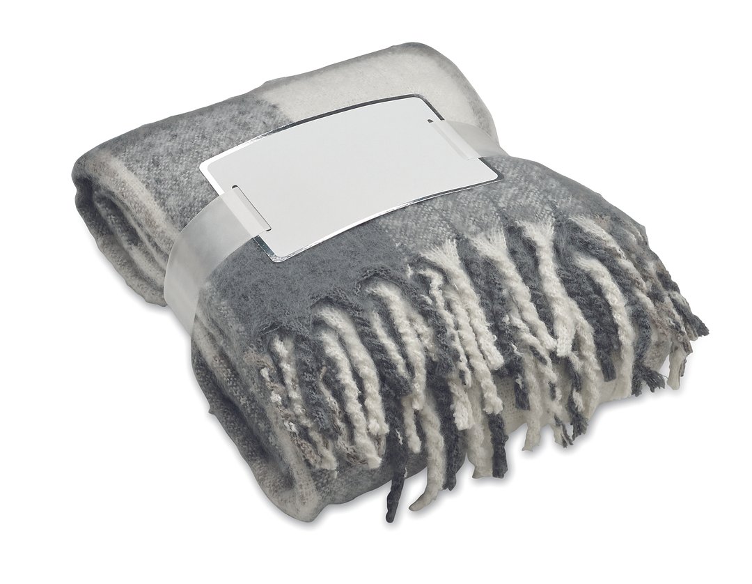 Karierte Mohair-Decke Nathli