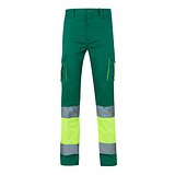Zweifarbige Stretch-Hose mit mehreren Taschen (240 g/m²), aus Baumwolle (46 %), EME (38 %) und Polyester (16 %) Trineli