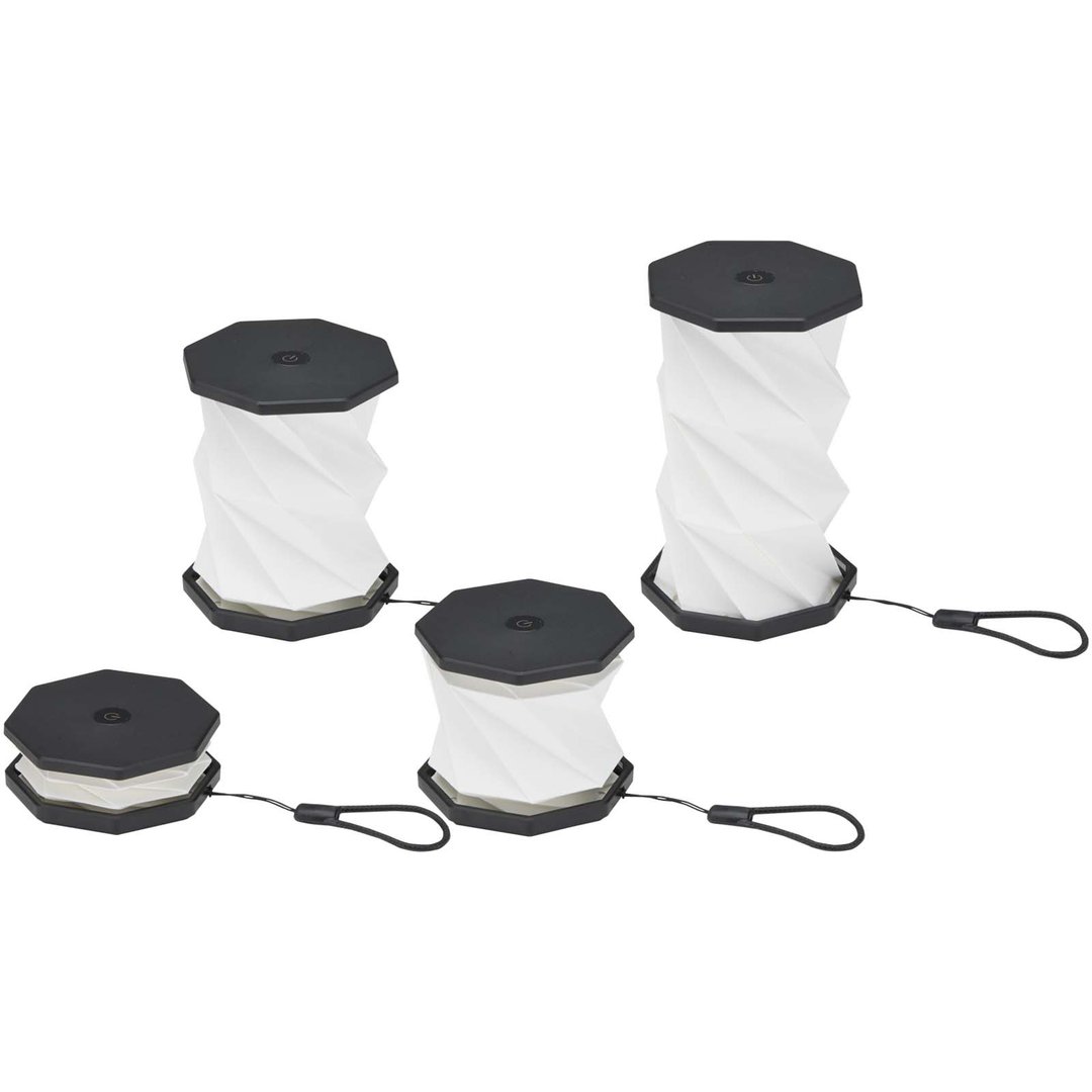 Klappbare Tischlampe aus recyceltem Kunststoff - Anst