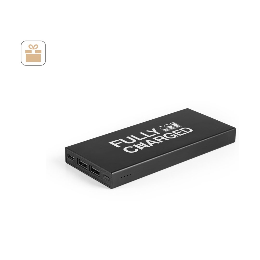 Powerbank 10'000 mAh aus 100% recyceltem Aluminium Ninglis