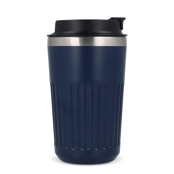 Recycelter Edelstahl-Thermobecher für Kaffee zum Mitnehmen, 400 ml Natianng