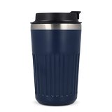 Recycelter Edelstahl-Thermobecher für Kaffee zum Mitnehmen, 400 ml Natianng