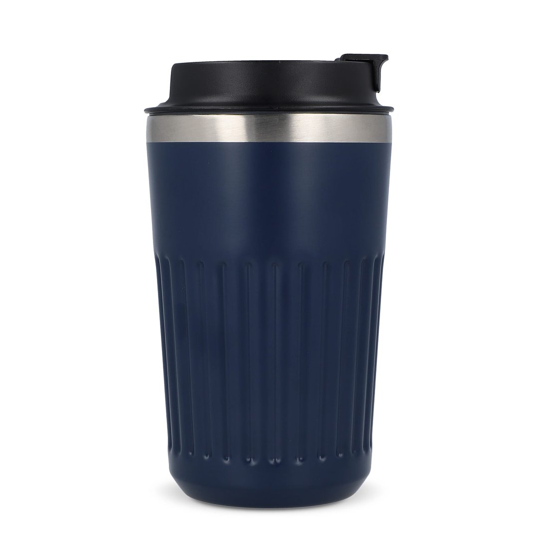 Recycelter Edelstahl-Thermobecher für Kaffee zum Mitnehmen, 400 ml Natianng