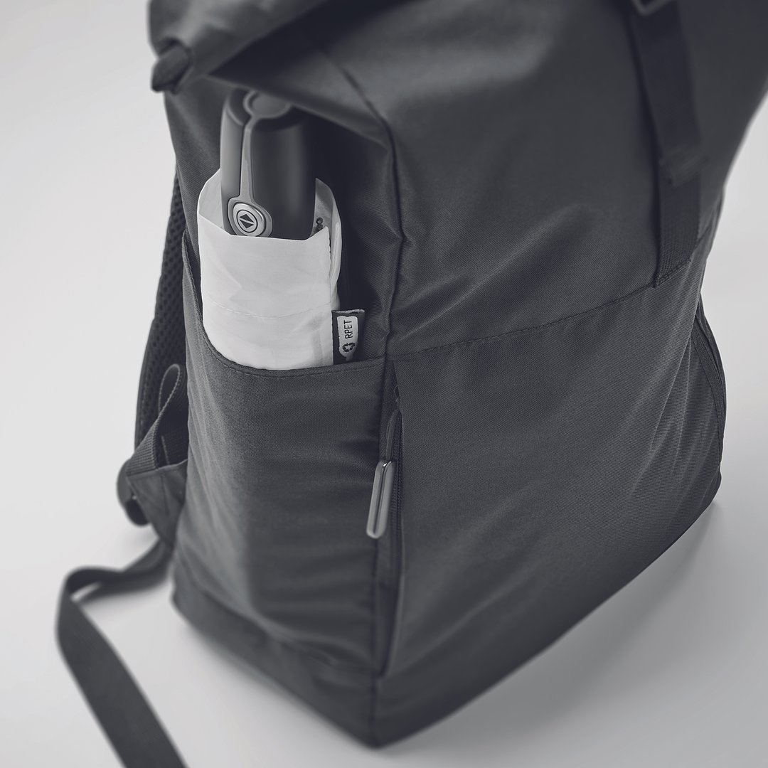 Rolltop-Rucksack 300D RPET Tristgn