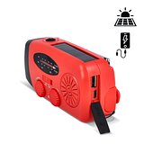 SafeSound Notfallradio mit Solar und Handaufzug Andrie