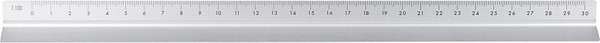 Aluminium-Dreiecklineal 30 cm Warjat