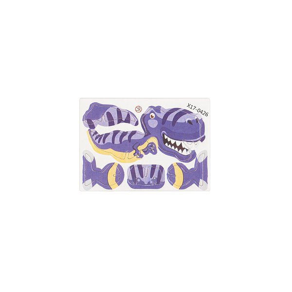 3D-Puzzle in Dinosaurierform aus Papier und EVA Fengan