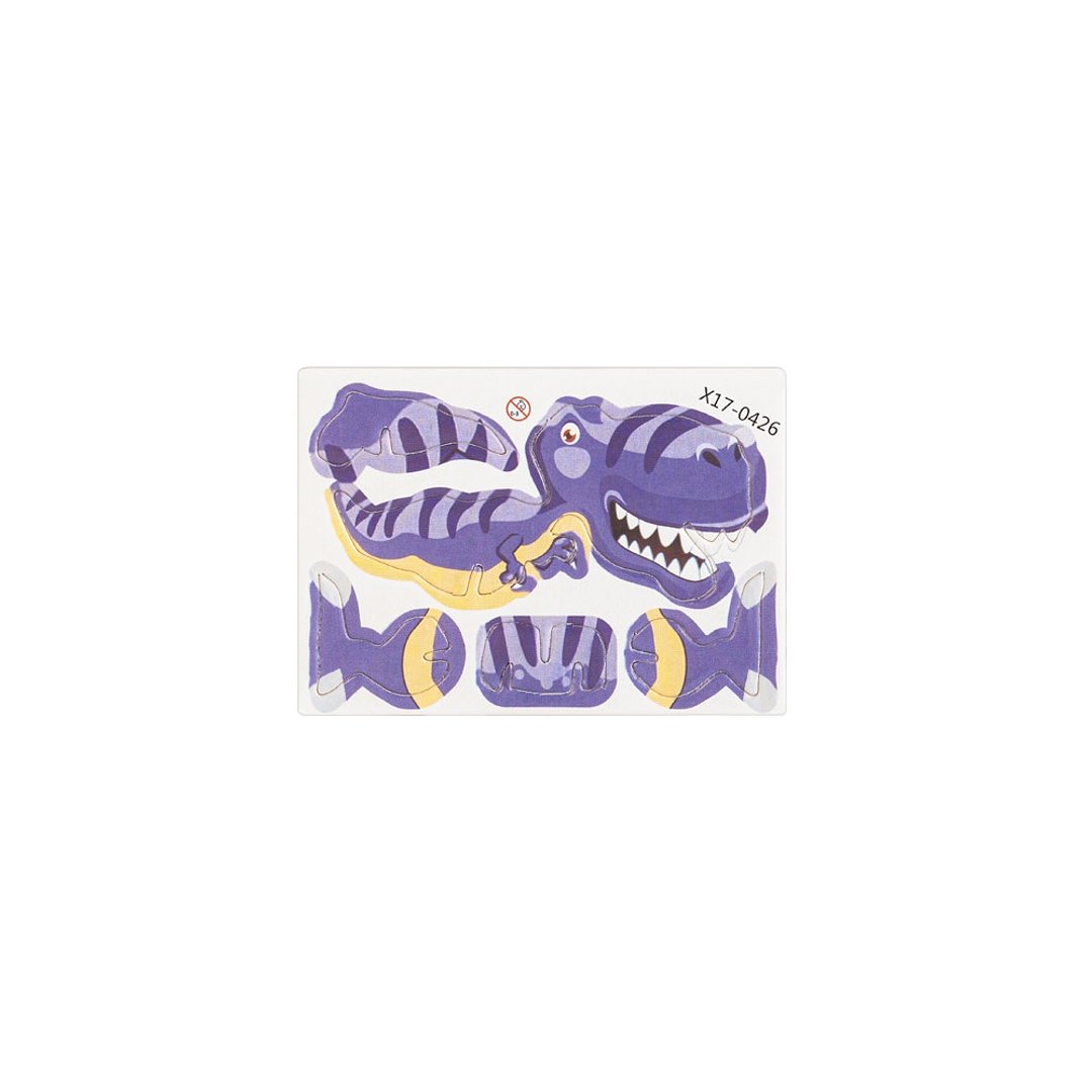 3D-Puzzle in Dinosaurierform aus Papier und EVA Fengan