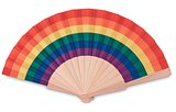 Fächer regenbogenfarbig Masperi